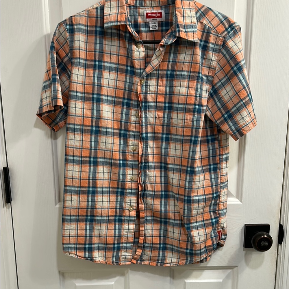 Wrangler Multicolor Plaid Button-Up Shirt